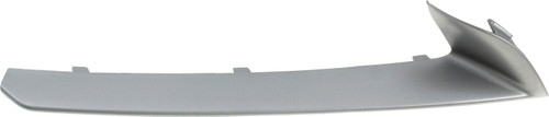 5-SERIES 14-16 FRONT BUMPER GRILLE MOLDING RH, Ptd-Silver, w/o M Pkg., w/ Fog Lamps, Std, Sedan