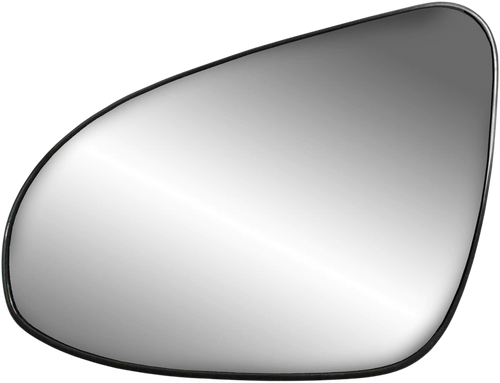 Fit System Driver Side Heated Mirror Glass w/Backing Plate, Toyota Camry, Corolla, Yaris, 4 5/8" x 6 7/8" x 7 15/16", Circular Mount (33281)