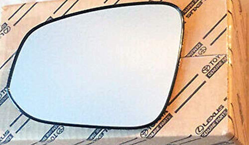 Left Driver Side Heated Mirror Glass w/Holder Genuine OE 14-20 4Runner