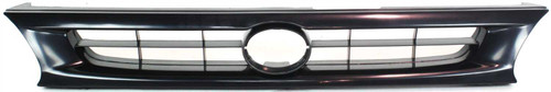 COROLLA 96-97 GRILLE, Textured Black Shell and Insert, Plastic, Japan/USA/Canada Built