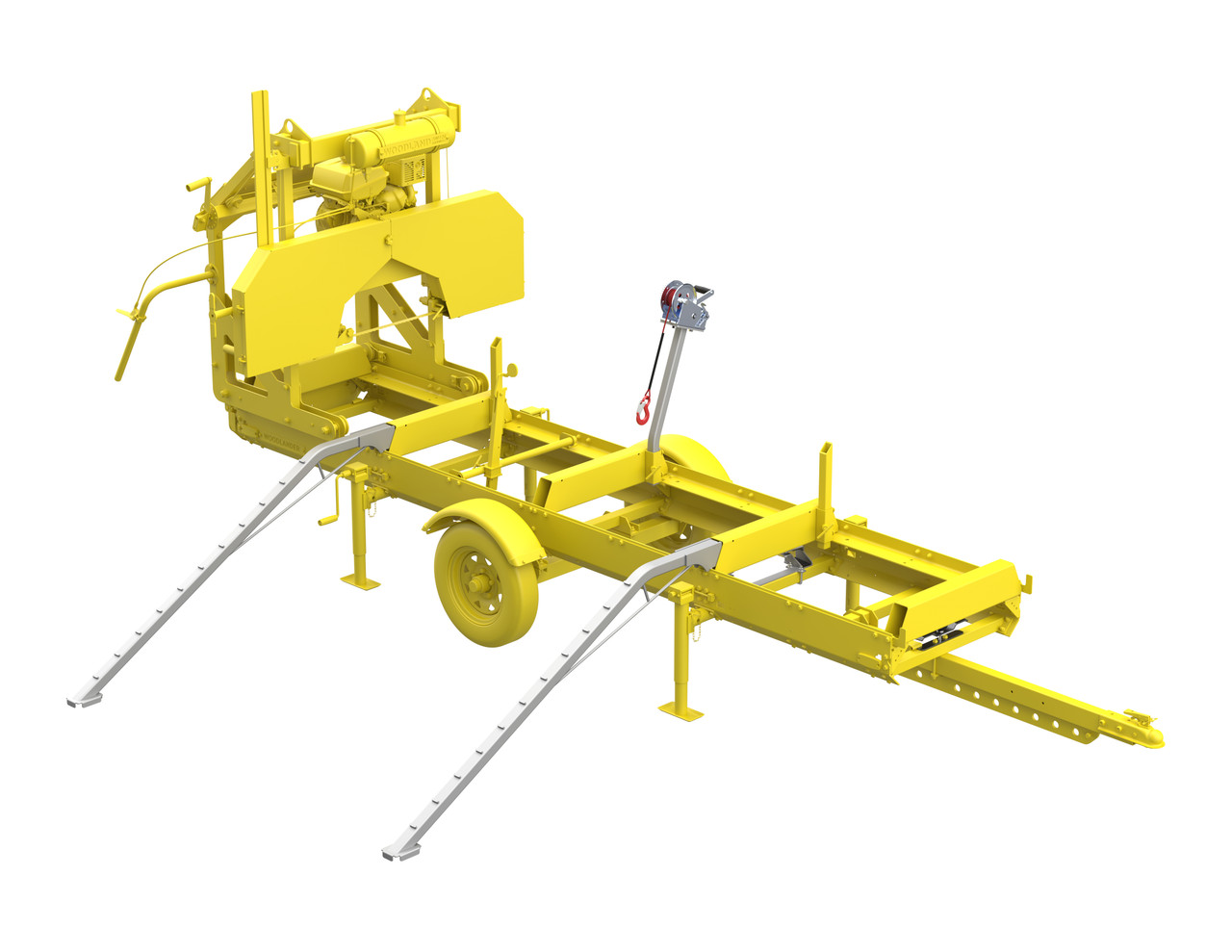 Woodlander® Log Loading Ramp & Winch Kit