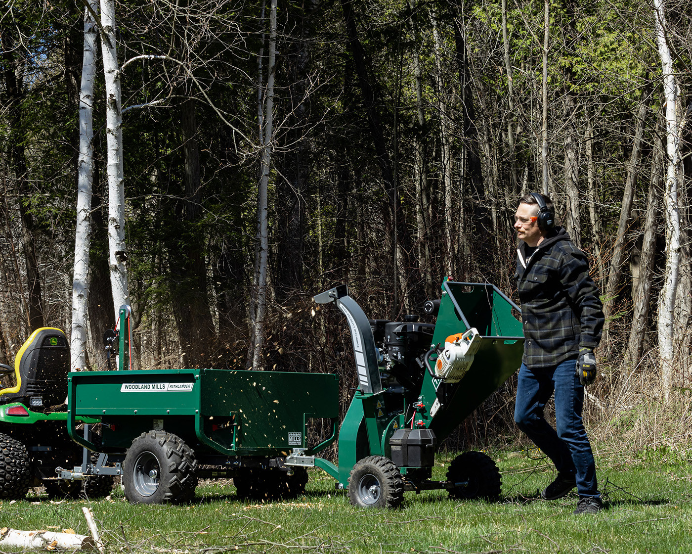 TFG55 GAS Wood Chipper | Woodland Mills