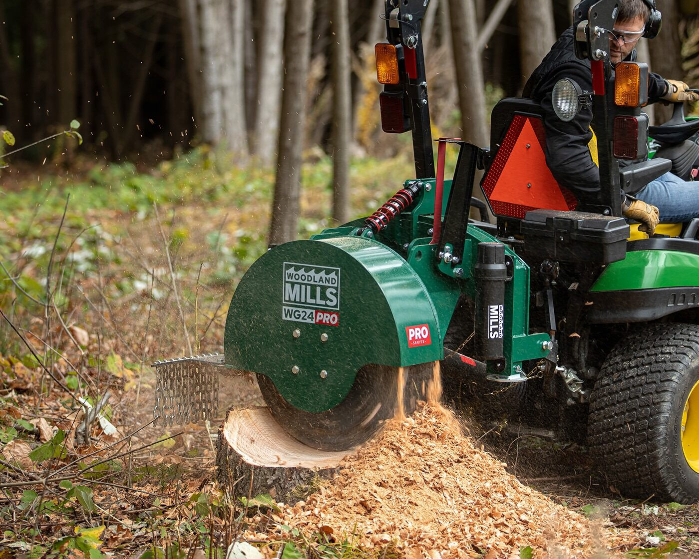 WG24 PRO Stump Grinder | Woodland Mills