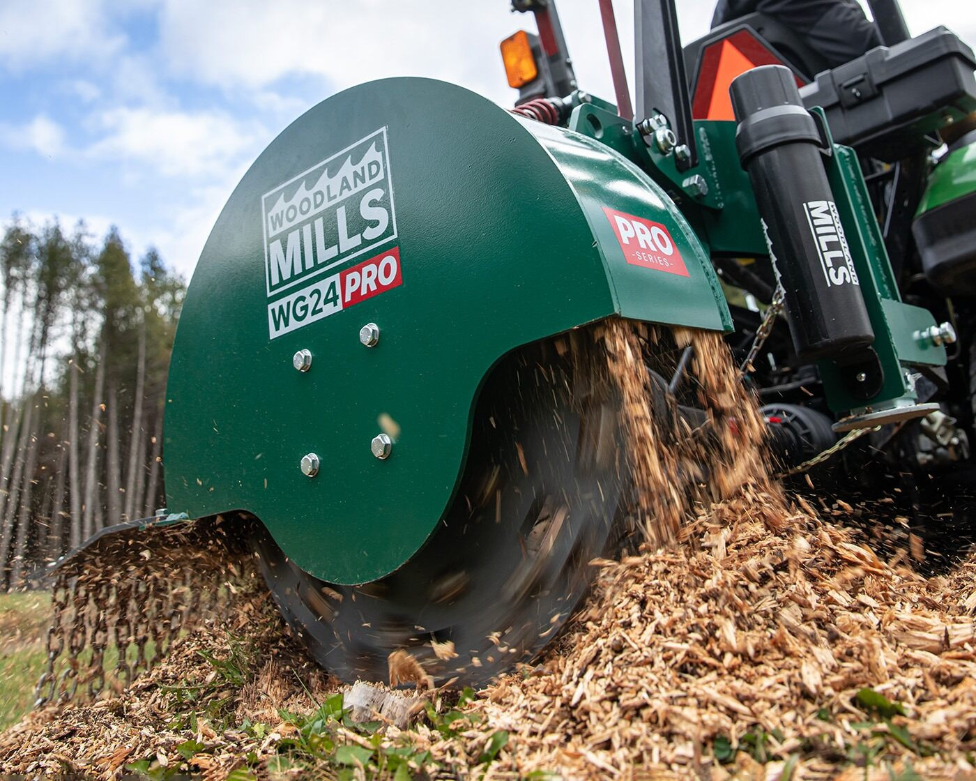 WG24 PRO Stump Grinder | Woodland Mills