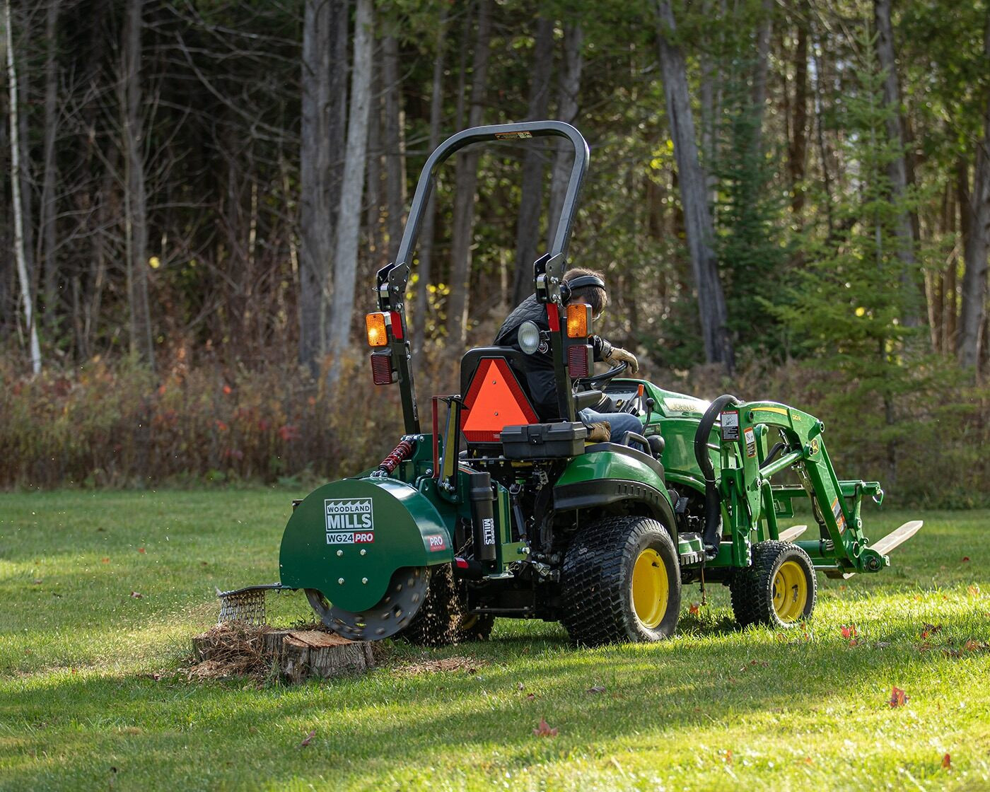 WG24 PRO Stump Grinder | Woodland Mills