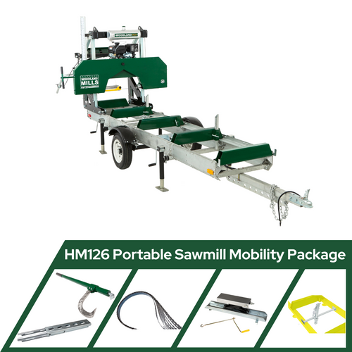 Ensemble de mobilité pour scierie portable HM126