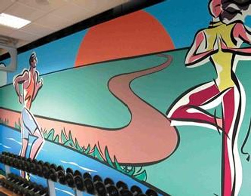 Orajet 3628 Low-Tack Wall Graphics Orajet 3628 Low-Tack Wall Graphics