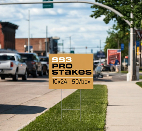 SS3 Yard Sign PROStakes