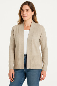 Women Open Front Cardigan Ladies Knitted
