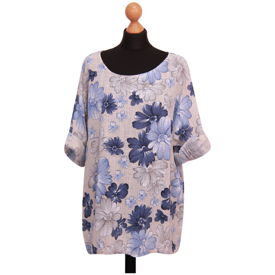 Floral Dream Plus Size Italian Top