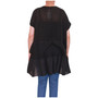 Ladies Italian Top Women Frill Top Step Hem Quirky Cotton Tunic Top