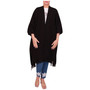 Women Shawl Ladies Knitted Poncho Cape Shawl Girls Warm Wrap Shawl Winter Plain Lurex