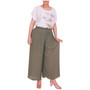 Ladies Palazzo Women Pleated Trouser Wide Leg Chiffon Pants