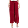 Women  Palazzo Ladies Chiffon Wide Leg Trousers Summer Casual pants