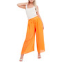 Women  Palazzo Ladies Chiffon Wide Leg Trousers Summer Casual pants