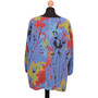 Italian Colored Splash Printed Top Plus Size