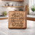Set of 6 Engraved Wooden Coasters with storage caddy from the “Tipsy” Series