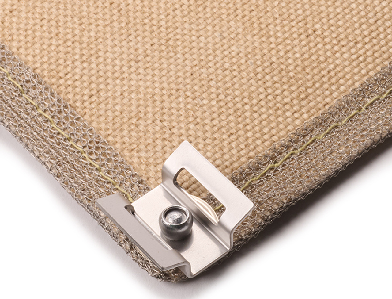 Stainless Steel Clamp-On Heat Shield, 6" x 2 ft