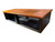 Ready-to-ship Double-bay 4U studio rack (8U total), 15 1/4" depth, two-tone stain, top venting FREE SHIPPING