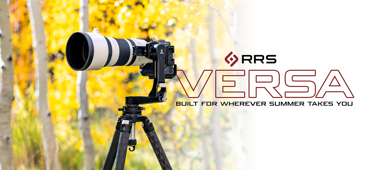 The RRS Versa tripod series. Built for wherever summer takes you.