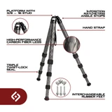 Ultralight-34 Versatile Carbon Fiber Tripod features infographic