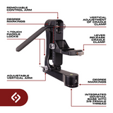 PG-02-FC MK2 Full-Cradle Pano-Gimbal Head: Arca Lever Clamp