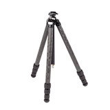 Ascend-14L-BH Tall Carbon Fiber Travel Tripod: Built-In Ball Head