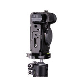 Battery coming out on tripod bottom view