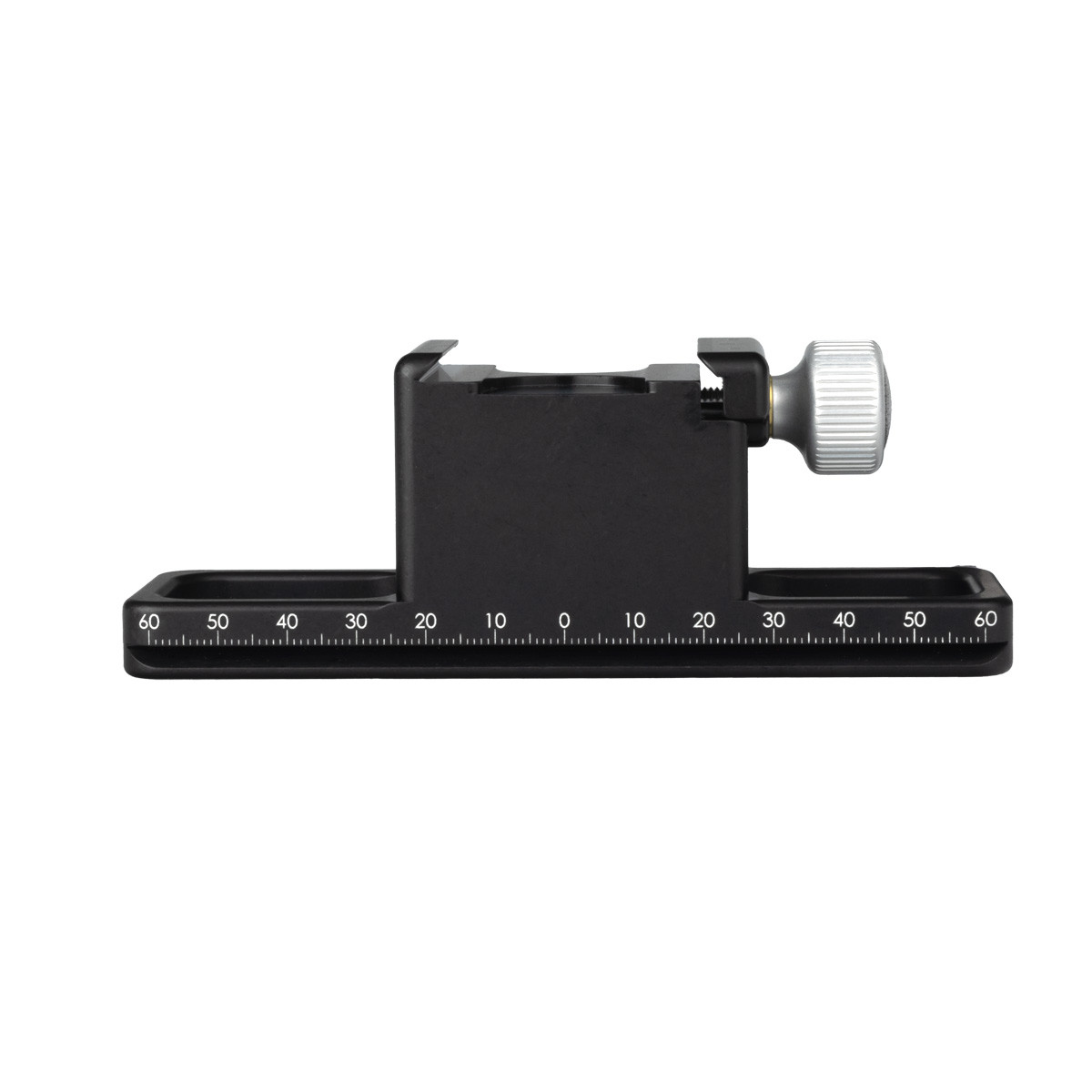 B2-LMT Macro Lens Adapter: Arca Quick-Release Screw-Knob Clamp