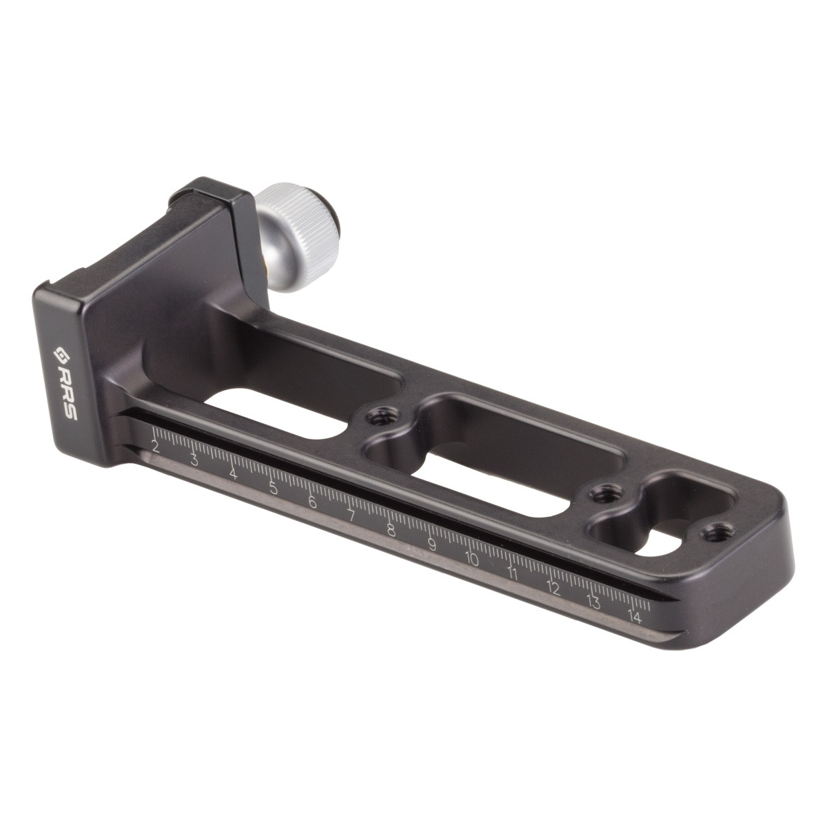 Multi-Purpose Arca Rail with Integrated 90-Degree Screw-Knob Clamp