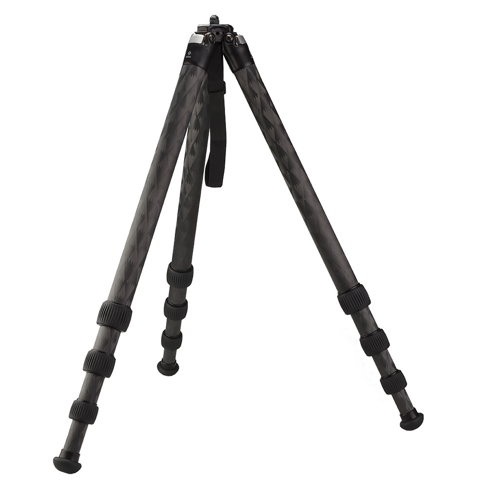 Ultralight-34L Tall Carbon Fiber Tripod: 3/8-16 Base