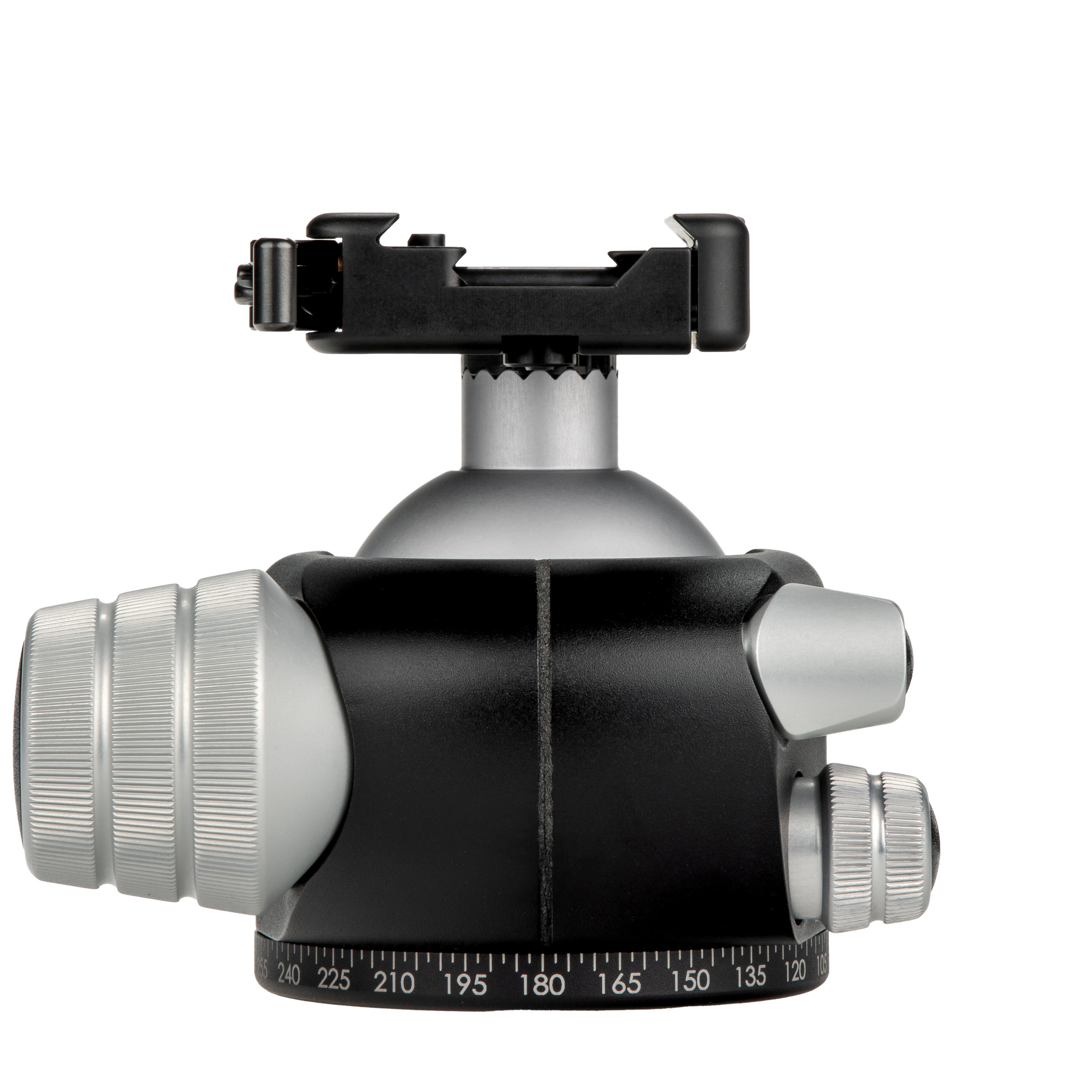 BH-55-SCR Ball Head: RRS-LOCK Dual Arca/Pic Lever Clamp