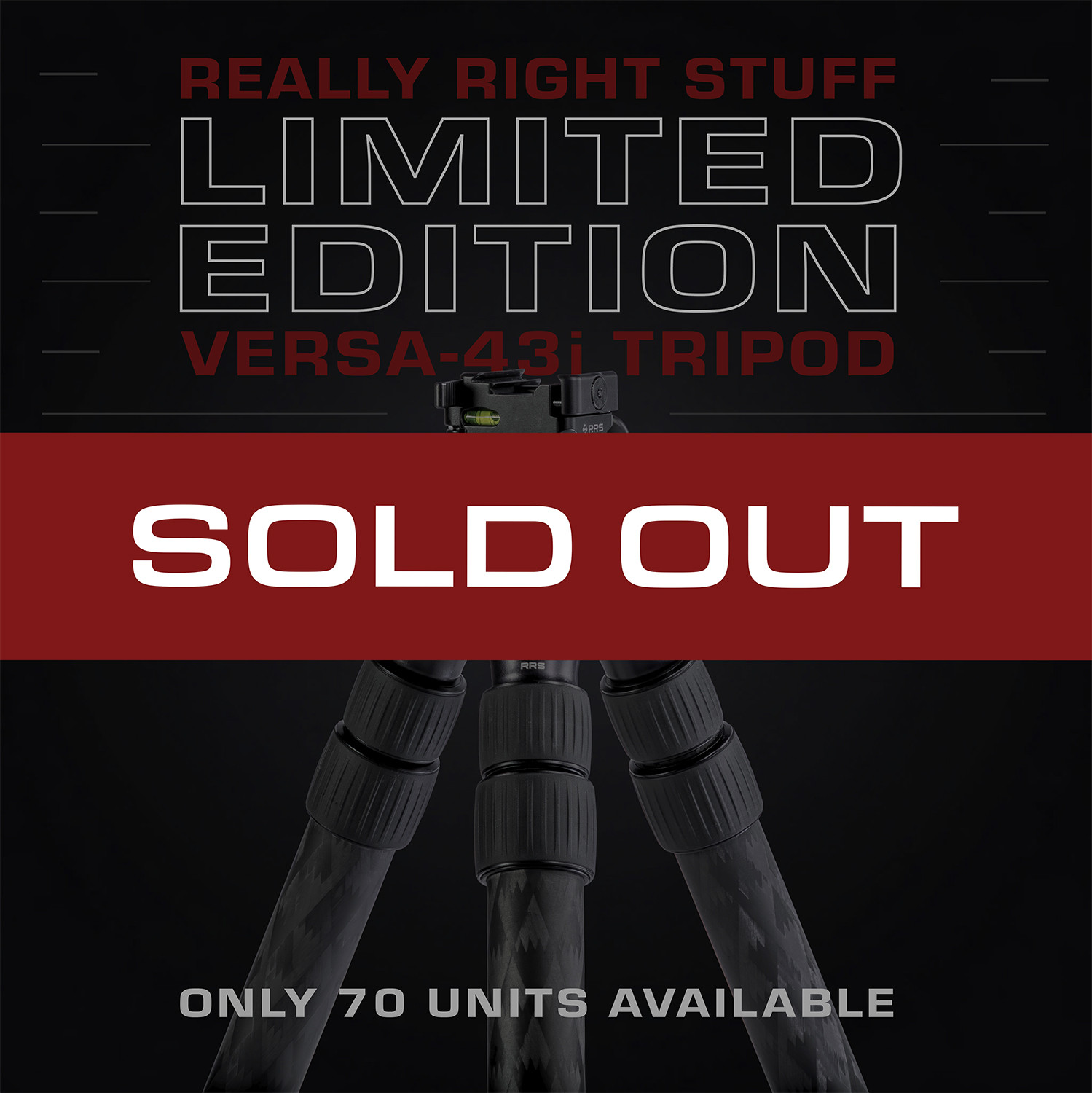 Versa-43i Inverted Carbon Fiber Tripod Package