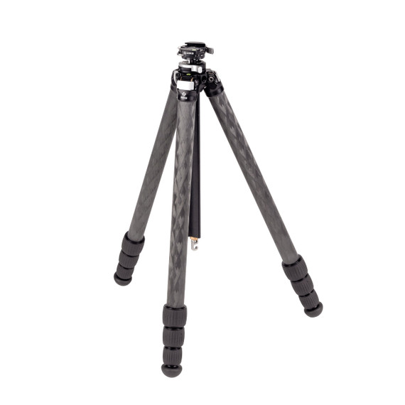 Ascend-14L-BH Tall Carbon Fiber Travel Tripod: Built-In Ball Head