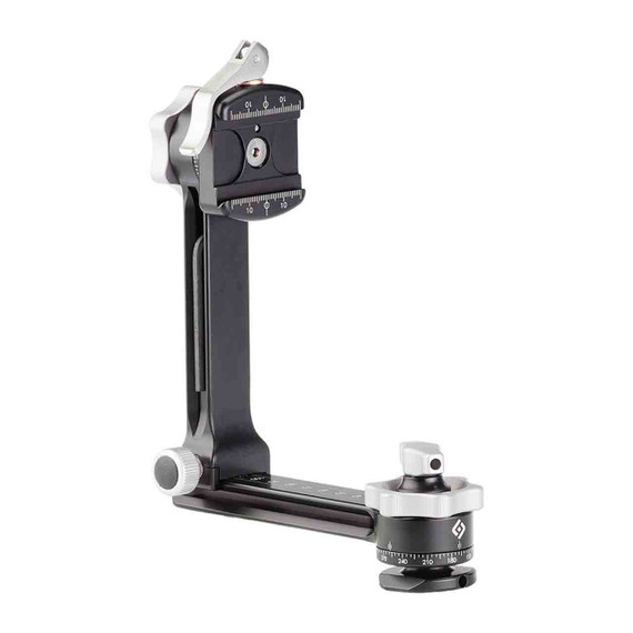 PG-01 LR Travel Pano-Gimbal Head: Arca Lever Clamp, Leveling Base