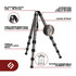 Ultralight-34 Versatile Carbon Fiber Tripod features infographic