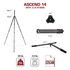 Ascend-14-BH Compact Carbon Fiber Travel Tripod: Built-In Ball Head