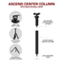 Ascend Tripod Infographic with built-in head