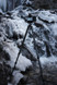 Ascend in front of a waterfall with a camera on it