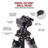 TFCT-34L Tall Carbon Fiber Shooting Tripod with Anvil-30-ARC