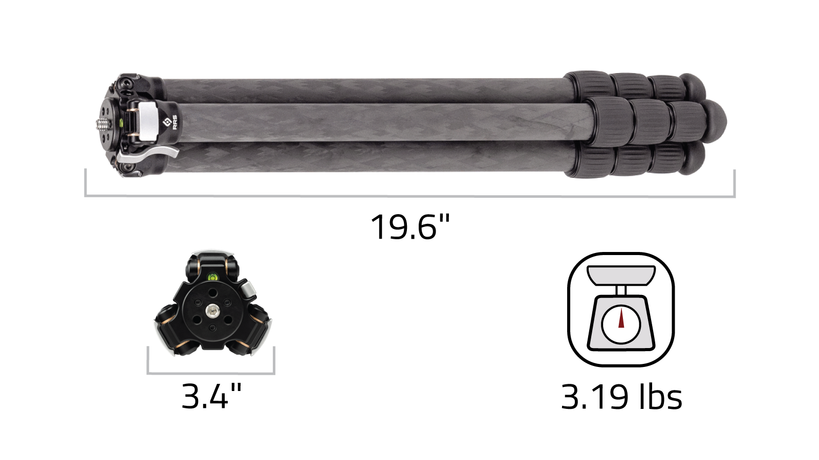 Ascend-14L-PF folded and weight