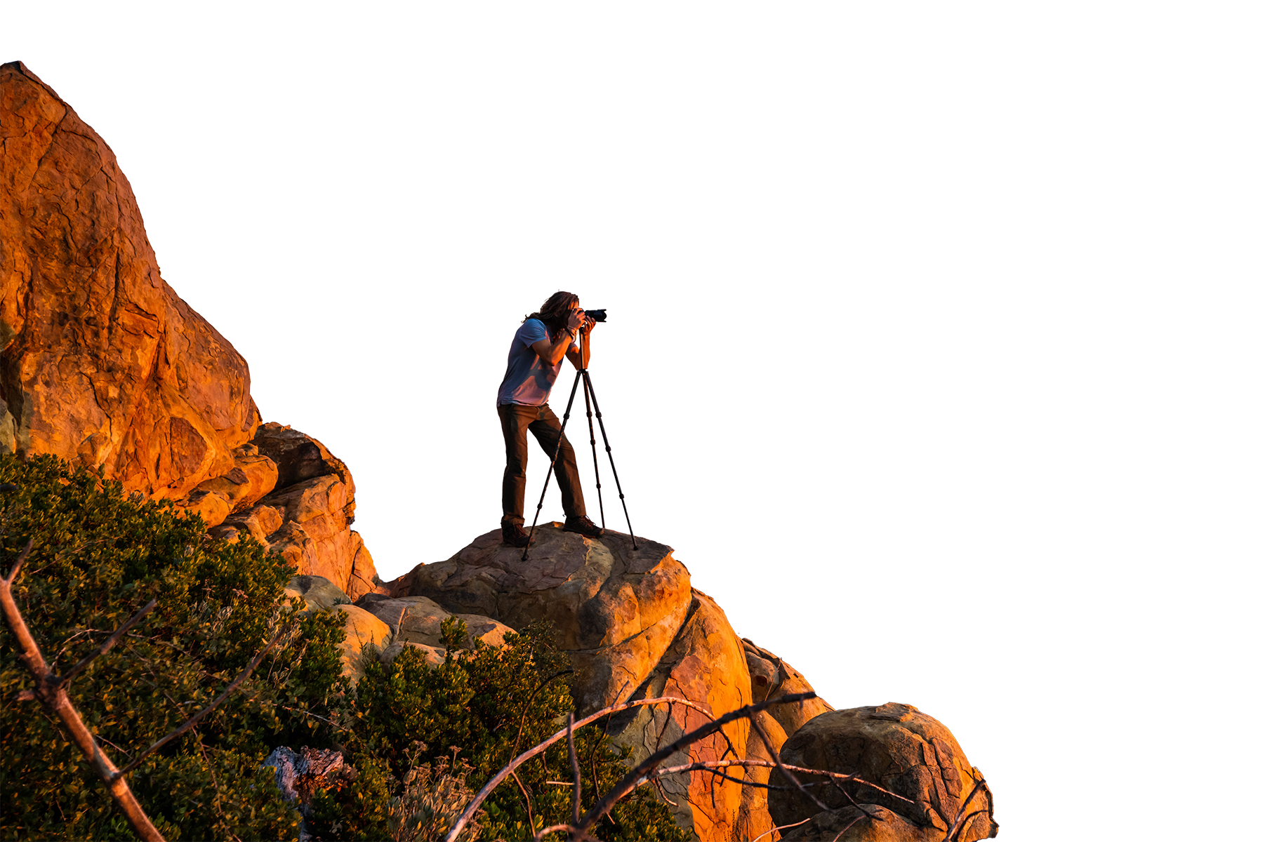 Ascend-14 Hiker on Mountain
