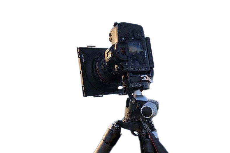 BH-55 PC-LR on tripod with filter camera