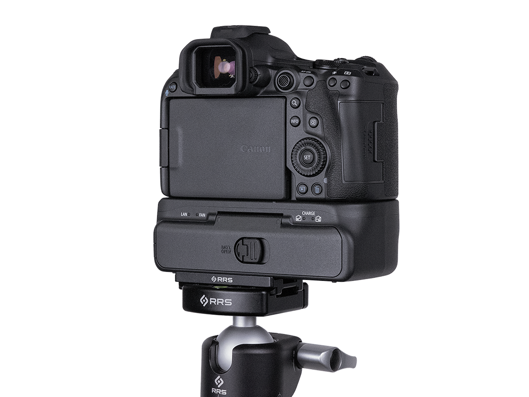 BP-CS with tripod and Canon R5