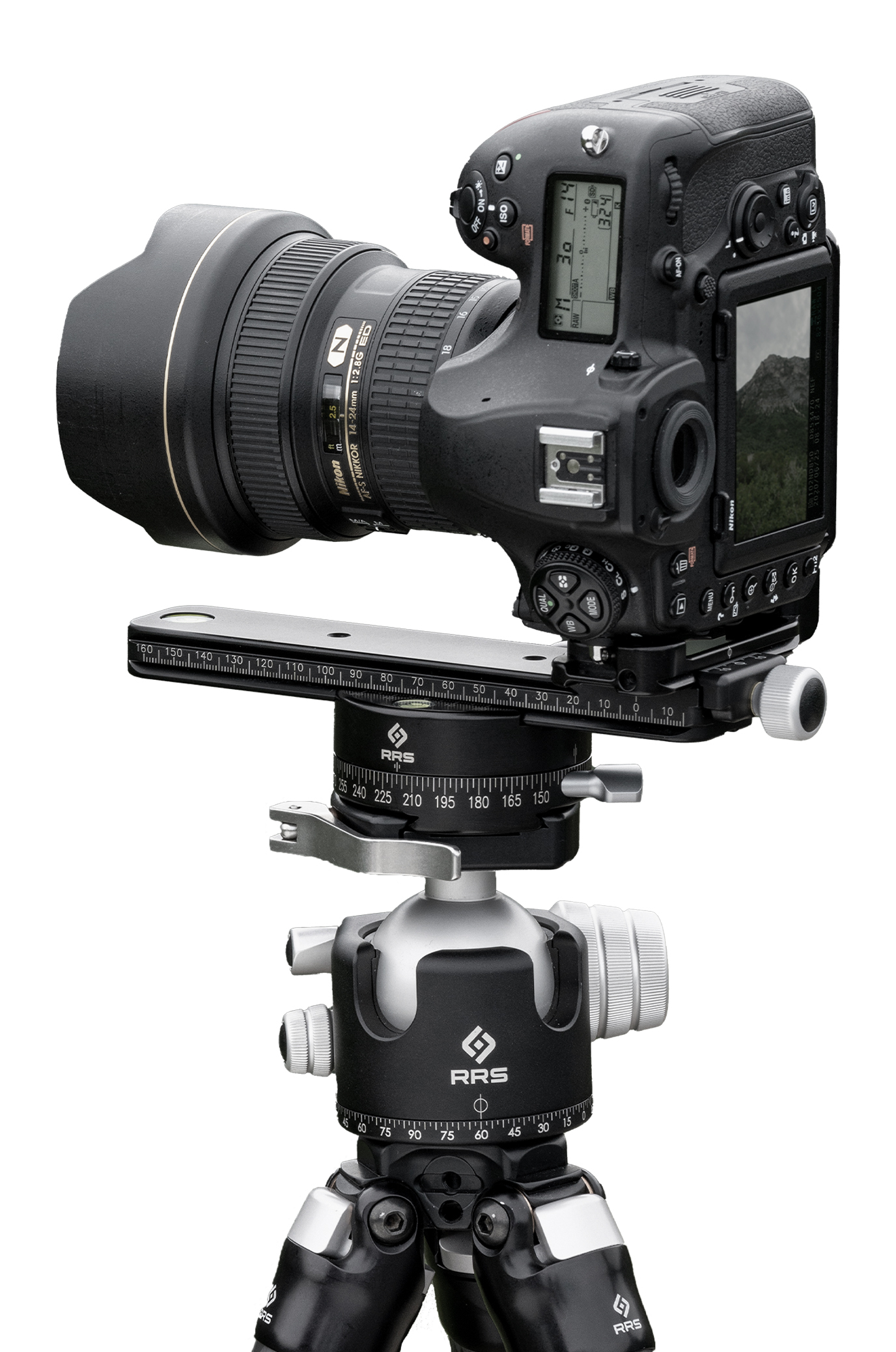 BH-55 from RRS with Rail and Nikon Camera
