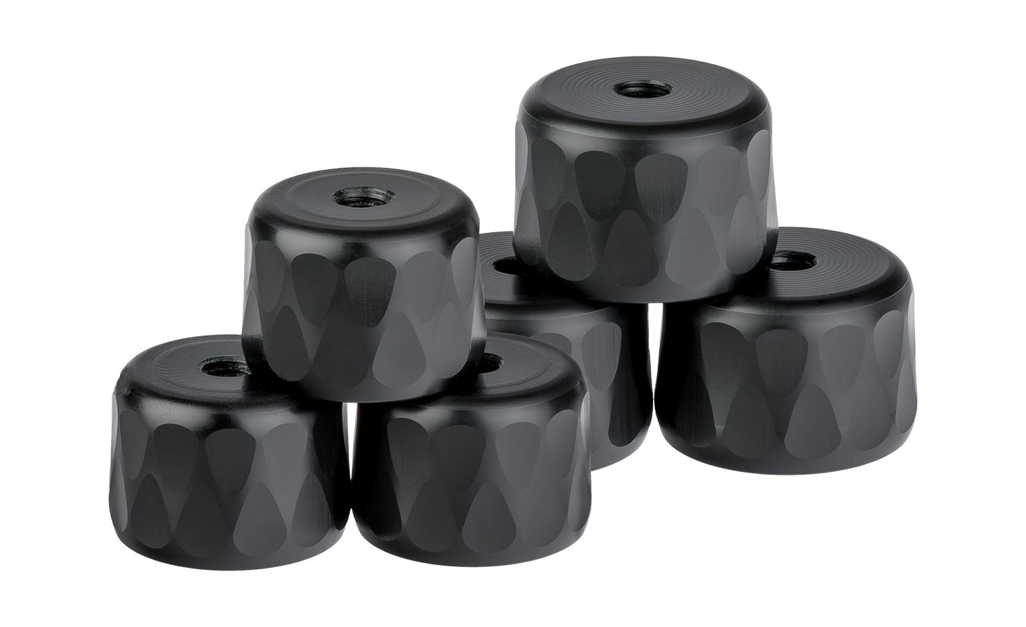 Leg Conversion Caps installed at the tripod collet ramp area