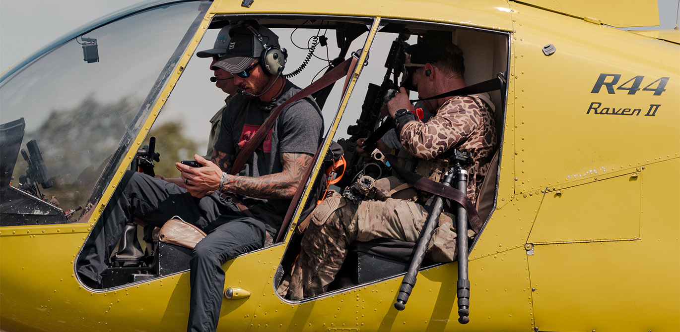 TFCT 34L on a helicopter
