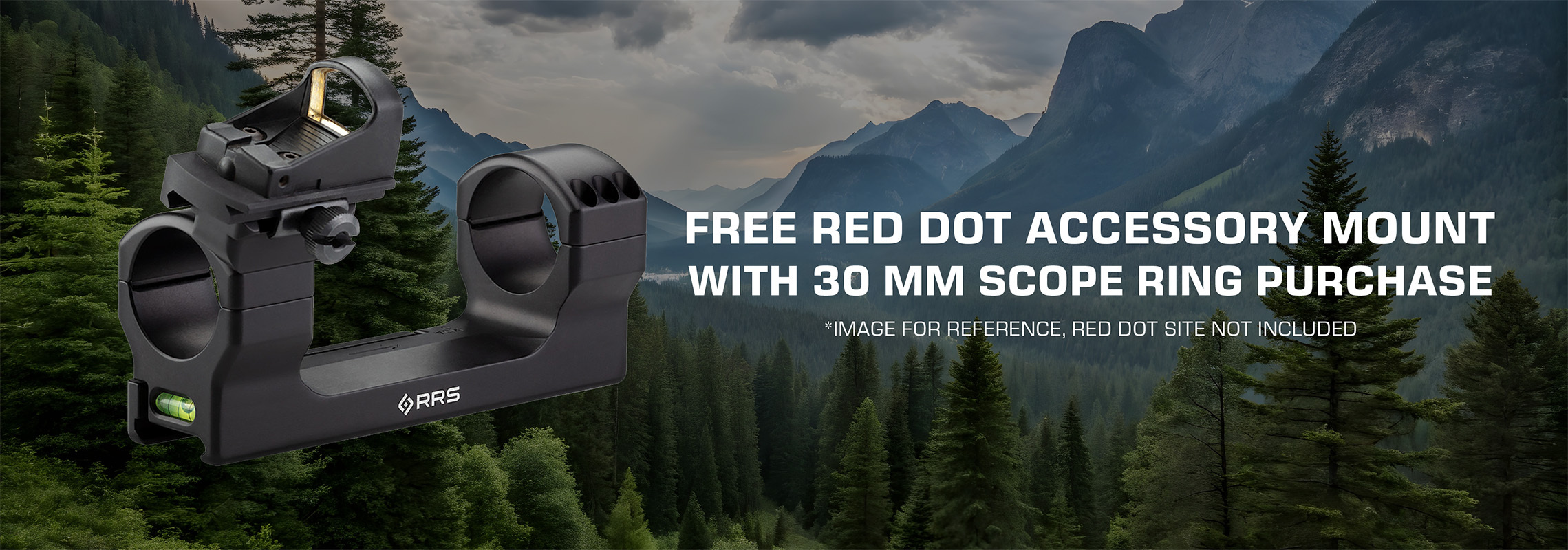 Red Dot Site Scope Rings Promo Banner