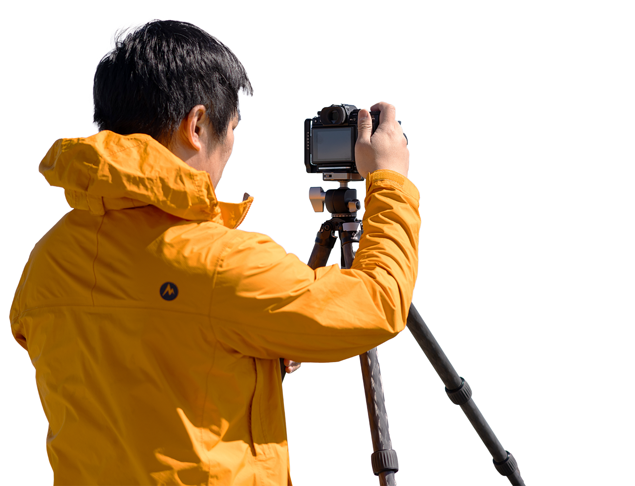 Cameraman and TFCX tripod