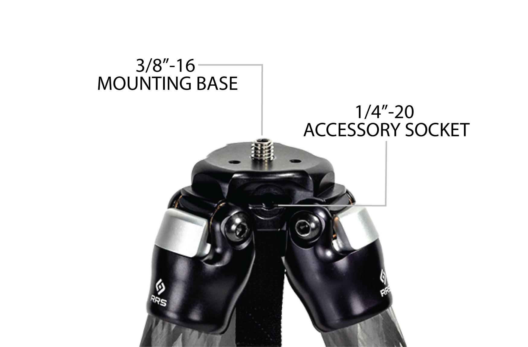 RRS Ultralight tripod fixed apex and accessory socket